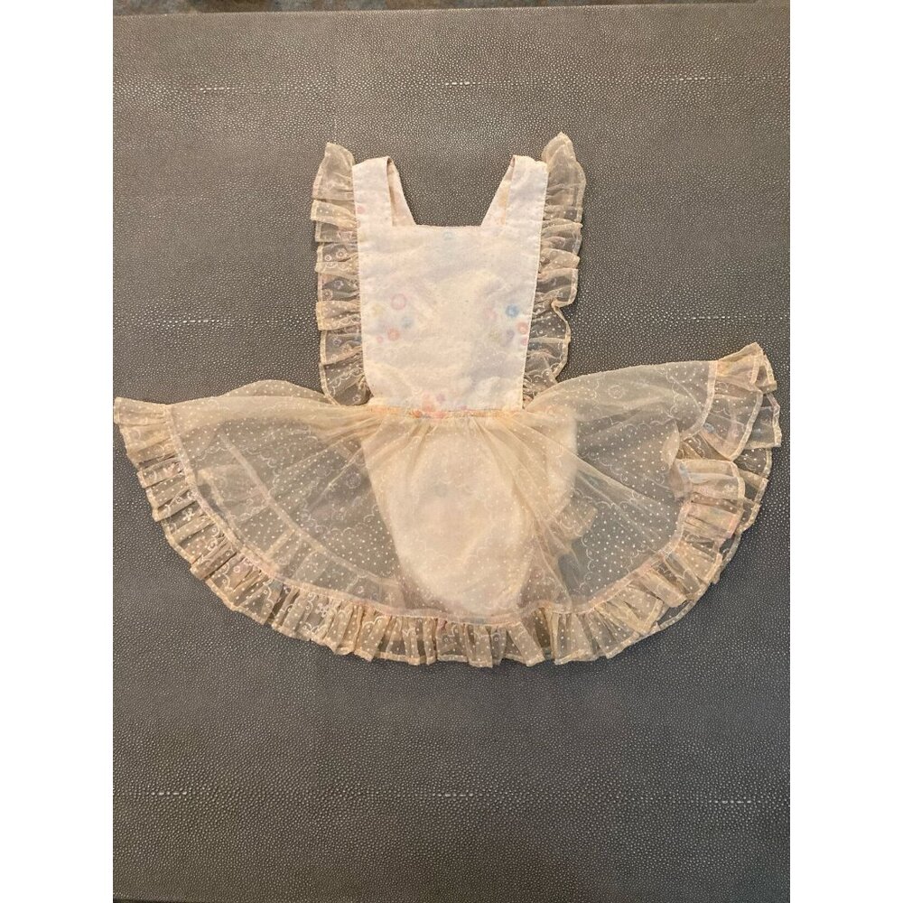 Numi Flocked Pinafore 3T EUC